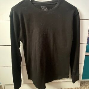 long sleeve black shirt